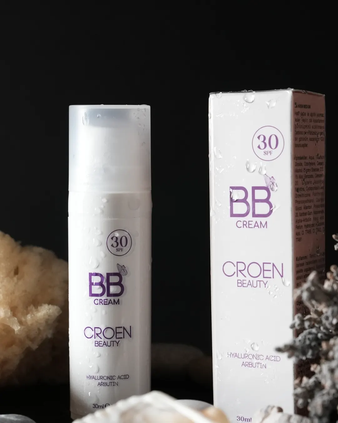 Croen BB Krem SPF 30, koyu zemin