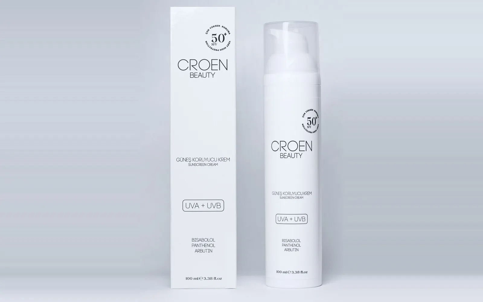 Croen Güneş Koruyucu Krem SPF 50+, 100 ml.